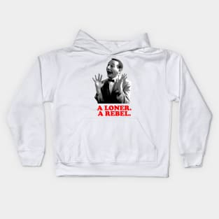 A Loner a Rebel. Kids Hoodie